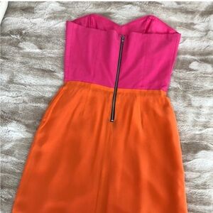 Kimberly Taylor 100% silk corset dress